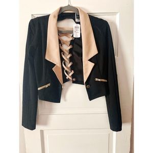 Black and Brown Blazer